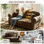 Canapé Chesterfield 63 po en velours-723067181