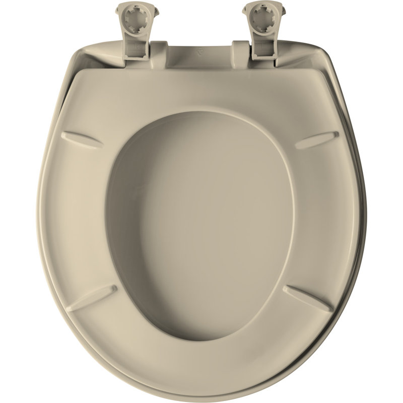 Siège de toilette rond en plastique, Floraison désertique