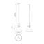 Luminaire suspendu conique simple à 1 lumière Tiney-88045225-88045223-88045224