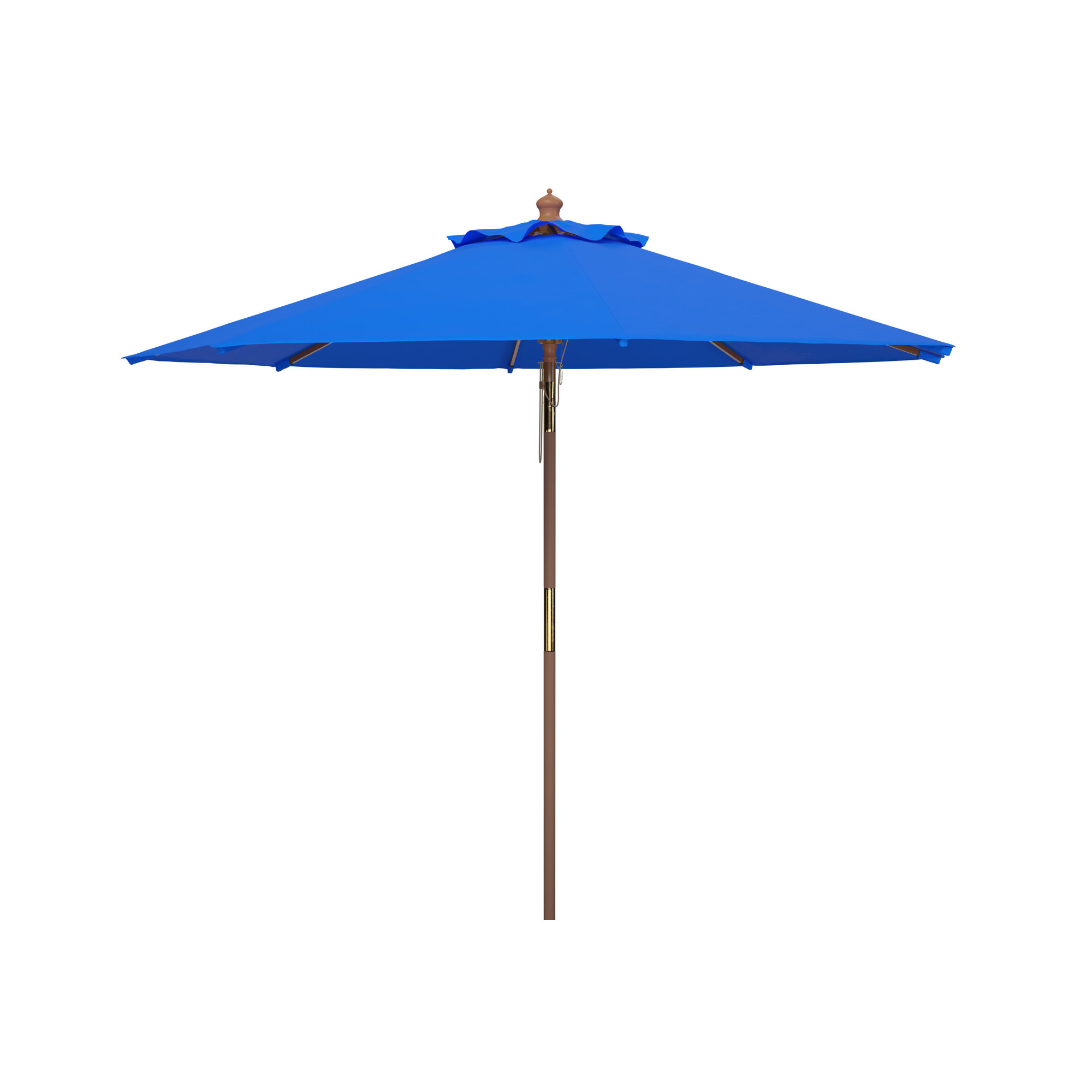 Aldan 9' Market Umbrella, Pacific Blue