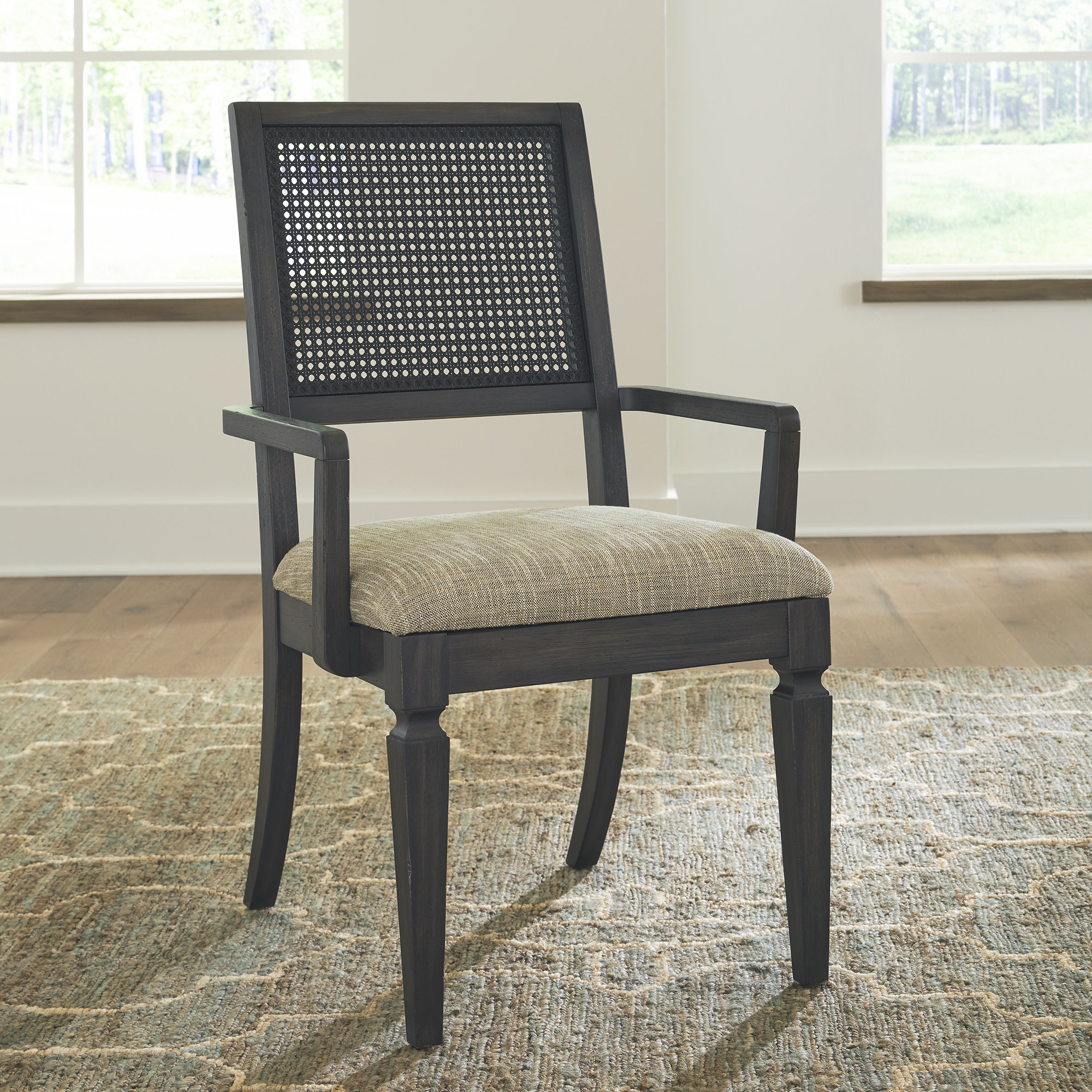 Gray tweed chair hot sale