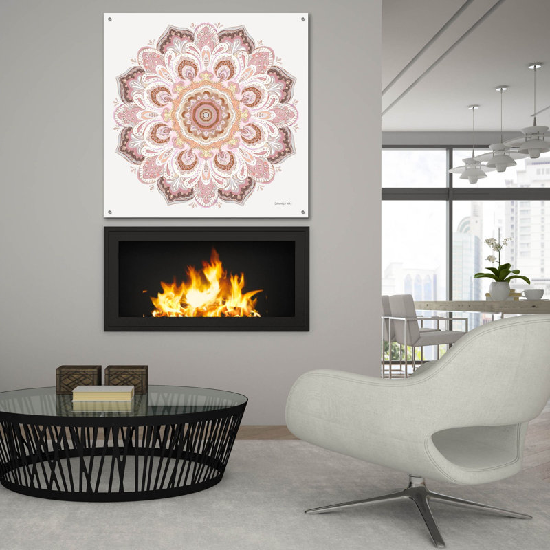 «Goa Mandala 2» par Danhui Nai, art mural en verre acrylique, H 36 po x l 36 po x P 0,2 po