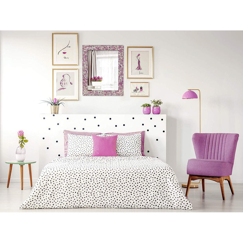 Miroir d'appoint Mosaic, Magenta