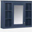 Armoire à pharmacie 35 po x 27,5 po, armoire de rangement murale pour salle de bain, armoire murale avec miroir-120102344
