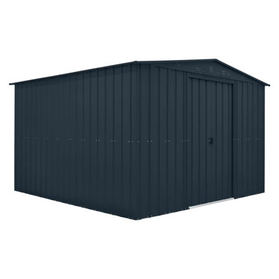 Globel 10 X 10 Apex Green Metal Shed