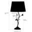 Antique Metal Leaf 59cm Table Lamp-944719345