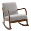 Fauteuil à bascule rembourré