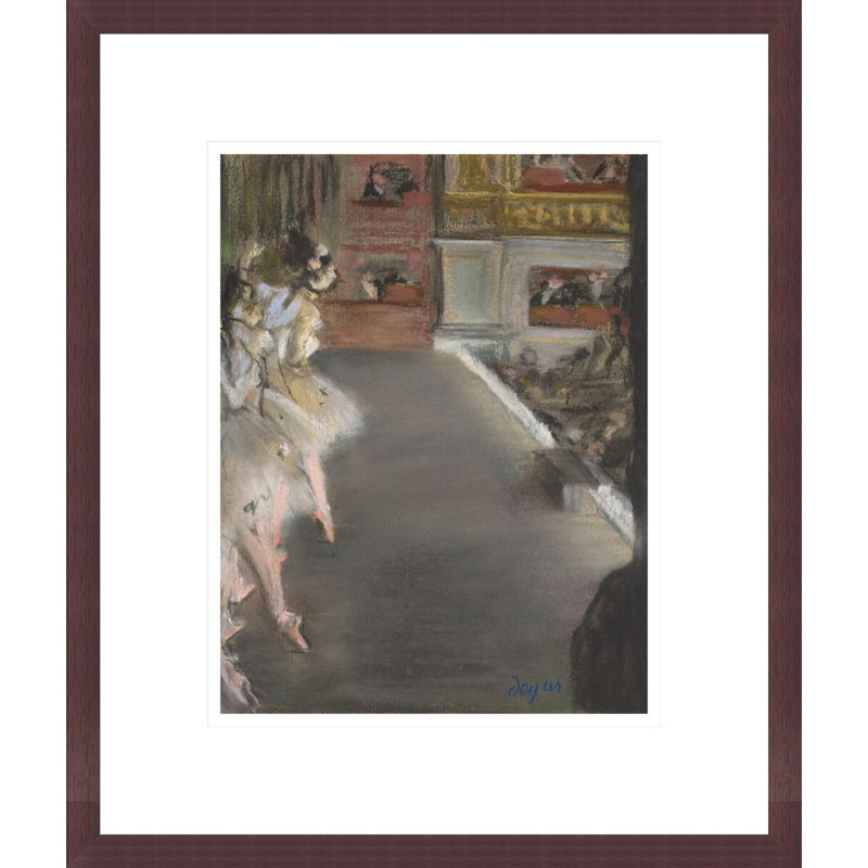 «Dancers at the Old Opera House» par Edgar Degas, impression giclée encadrée, H 16,22 po x l 13,75 po