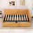 Twin Linen Upholstered Daybed with Storage Drawers-2076599213