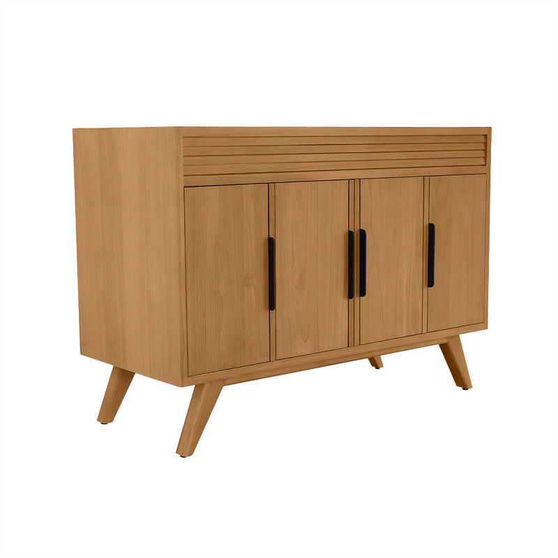 Taylor 48'' W Single Bathroom Vanity Base, Natural Teak