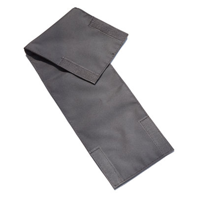 Rideaux en polyester gris Turia 10 pi x 12 pi