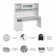 Huckins 72'' Desk with Hutch