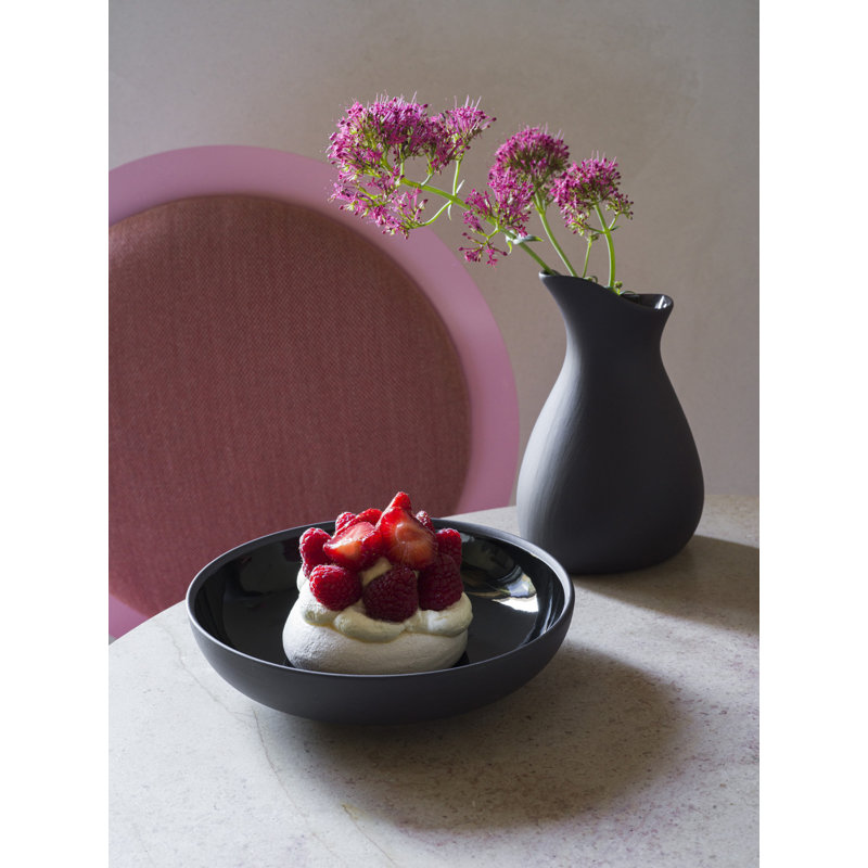Likid & Solid Carafe, Slate, 5" H x 3.25" W x 3.5" L