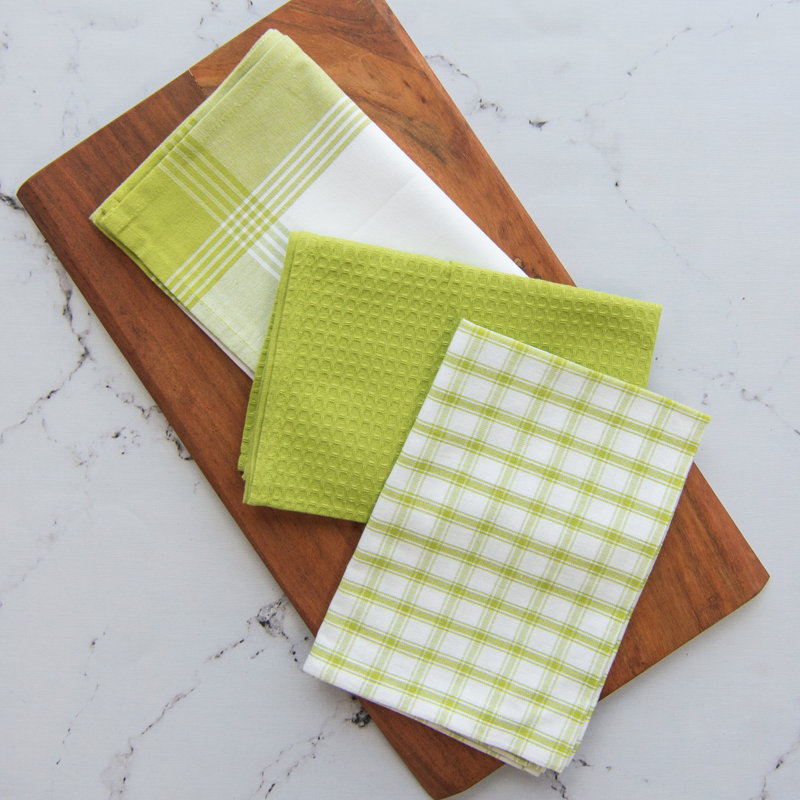 Cotton Tea Towel Kitchen Towel, Green
