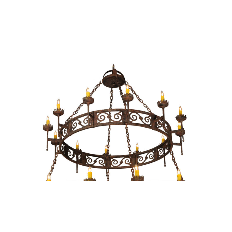 Rustic Lodge 16 - Light Chandelier