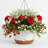 3-Piece Set PE Hanging Bowl-Shaped Planter Pots
