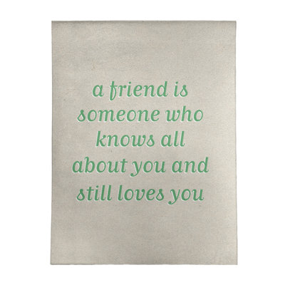 Quotes Chenille Indoor Rug
