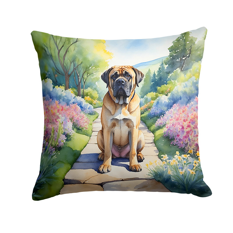 Coussin décoratif intérieur / extérieur Spring Path, H 18 po x l 18 po