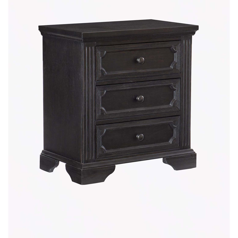 Table de chevet 3 tiroirs Traditional Design
