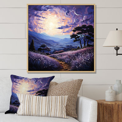 " Lavender Enchanting Lavender Pointillism III "