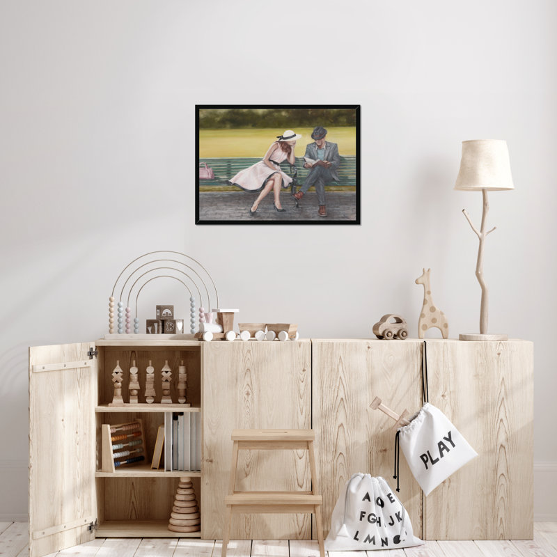 Prologue by Ethan Harper - Painting, Black Framed Paper Print, 55cm H x 80cm W