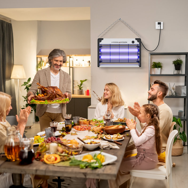 Lampe anti-moustiques anti-mouches avec cordon