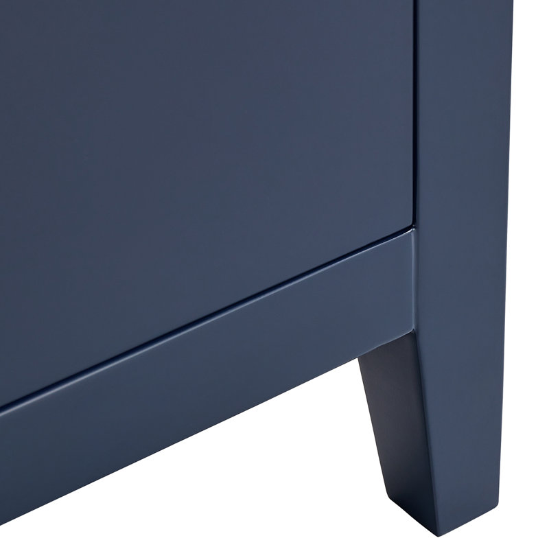 Ensemble de meuble-lavabo simple autoportant 30 po avec plateau en quartz blanc pur et vasque en céramique Addisin, L 30 po