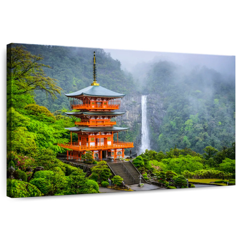 Sanctuaire Adella Nachi Taisha, H 30 po x l 45 po