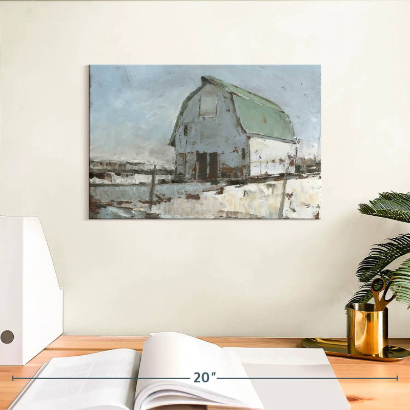 Lilie Plein Air Barn I, 8" H x 12" W