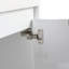 Ensemble de meuble-lavabo flottant moderne 36 "avec lavabo en résine et portes à fermeture douce