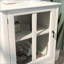 Buffet Cabinet with Single Glass Door, Adjustable Shelf &amp; Bell Handle | E1 MDF | UV Paint Finish