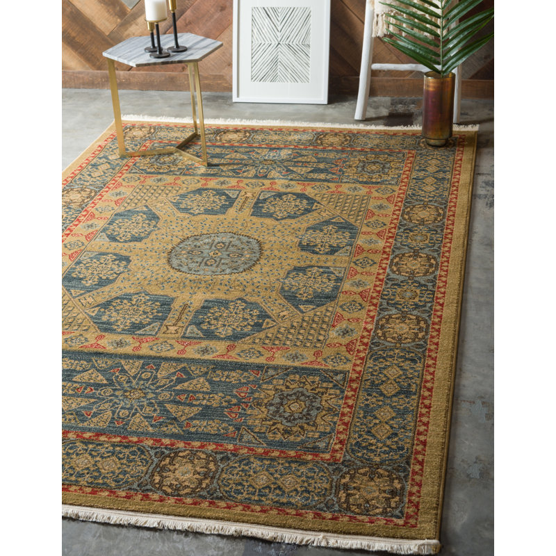 Tapis oriental brun Ophelia, Tapis de couloir 2 pi 7 po x 10 pi
