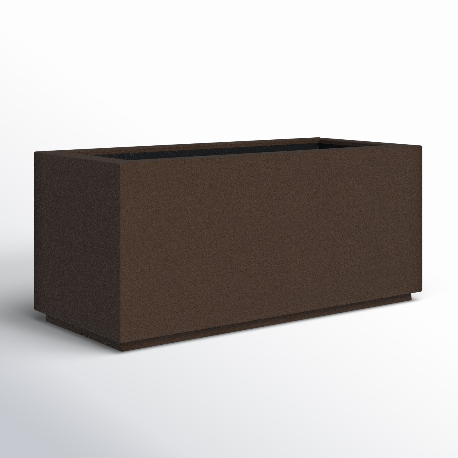 Gita 36" Planter Box, Chocolate Brown