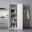 Armoire de rangement en métal robuste de 71 pouces avec 4 tablettes réglables et un système de verrouillage à 3 points, idéale pour un rangement organisé et sécuritaire