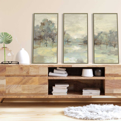 «Scenic Treescape», impression sur toile flottante 3 pièces