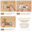 Large Bamboo Box, Locked Storage Decorative Box With Combination Lock, Wooden Lock Box With Lid, Wooden Locked Storage Box With Removable Tray And Jars