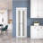 A 80'' Solid + Manufactured Wood without Installation Hardware Kit French Doors-101534694
