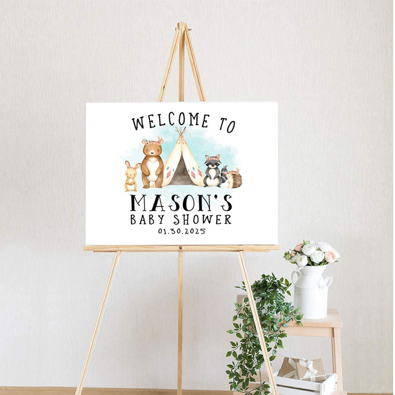 Art sur toile Baby Shower, Oui