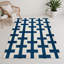 Tapis intérieur / extérieur blanc à carreaux-1744727684