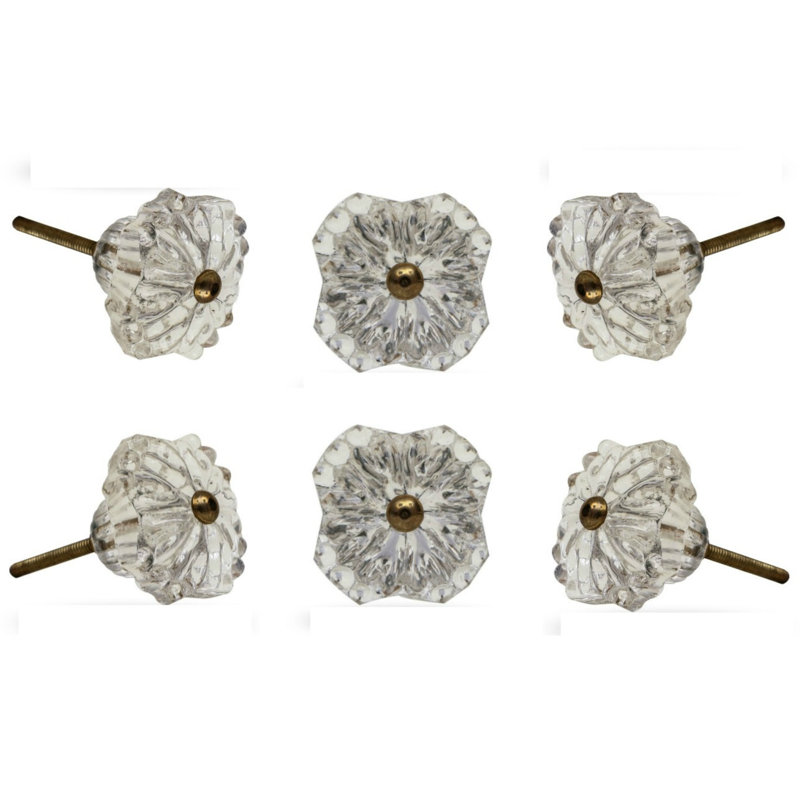 Multipack de boutons de fantaisie Hobery, Transparent