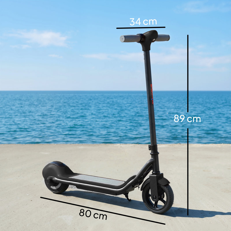 HOMCOM Electric Scooter, Black