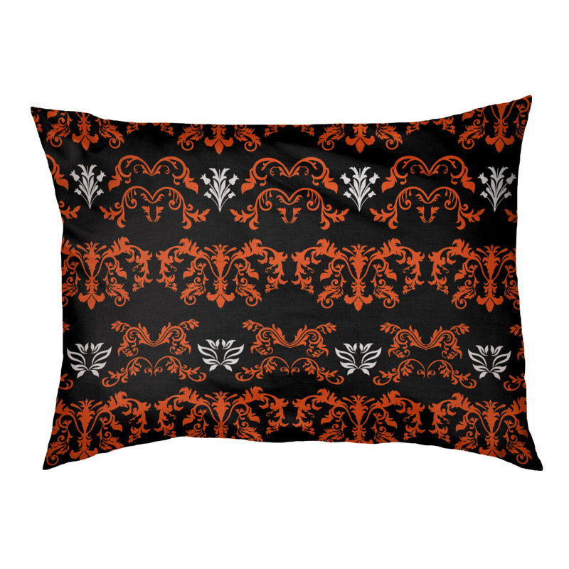 Lit pour chat Houston Houston, Taille petite - L 19,5 po x l 29,5 po, Noir / orange / blanc / noir