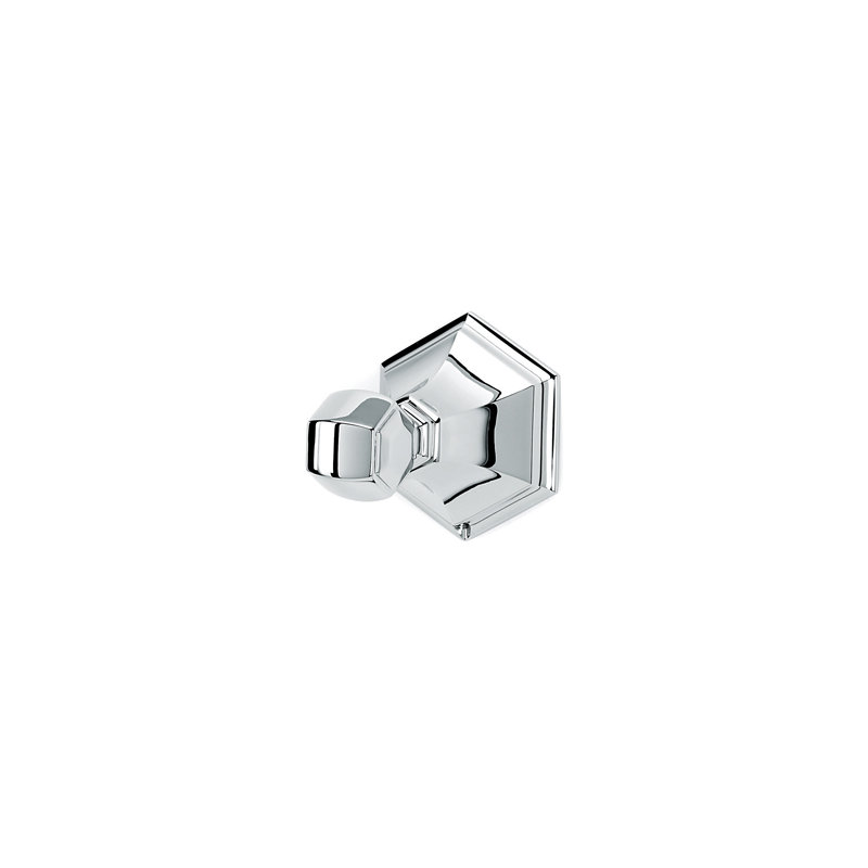 Nicole Single Robe Hook, Polished Chrome