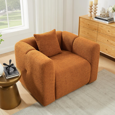 Fauteuil d'appoint rembourré 42,91 pouces Jasey