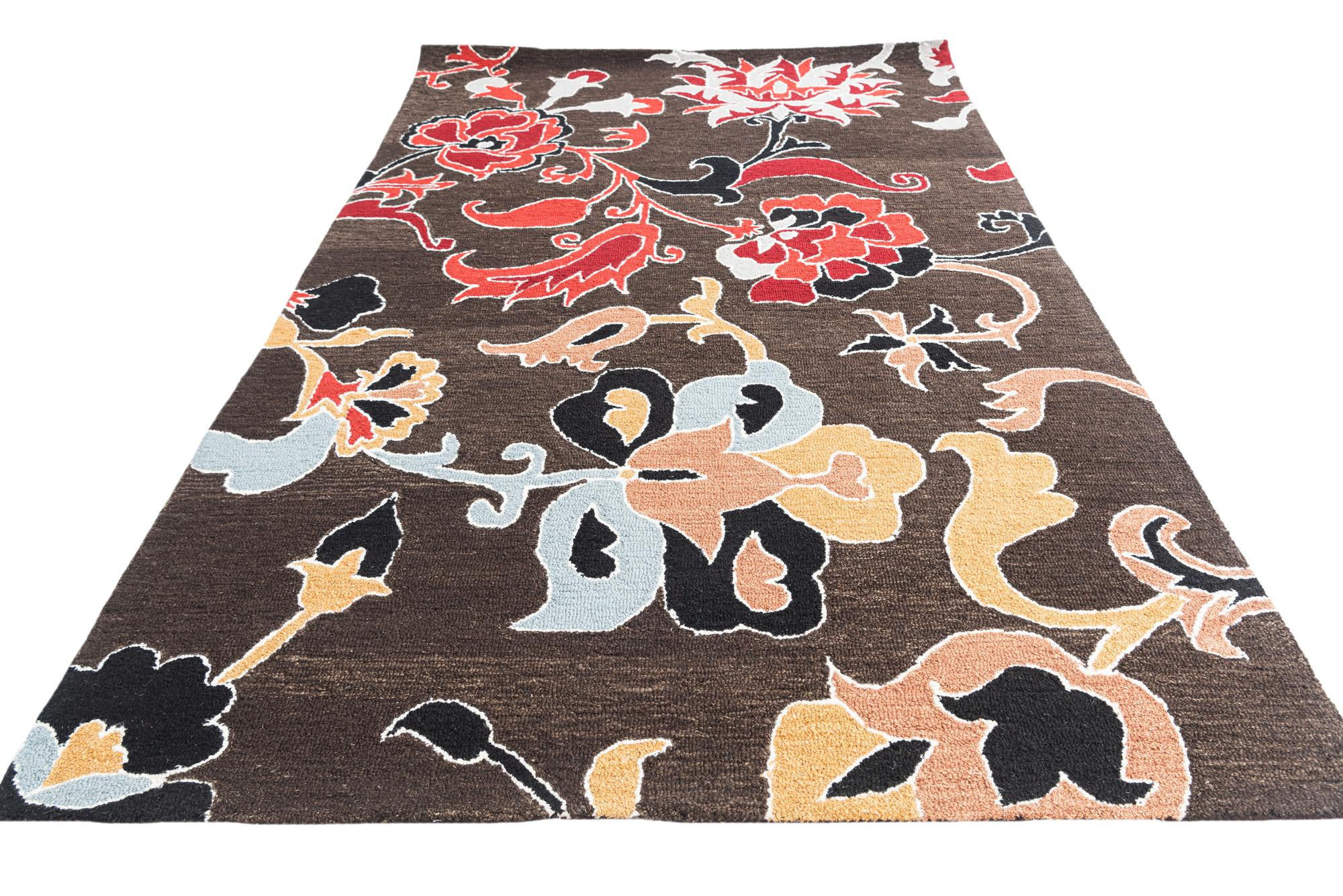 Isabelline Iverson Brown Rug | Wayfair