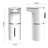 Automatic Sensor Hand Sanitizer Dispenser, Wall-Mounted & Desktop Use