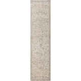 Hand Knotted Area Rug in Ivory And Grey