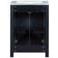 Charmant meuble-lavabo rétro avec rangement exceptionnel et lavabo en céramique durable