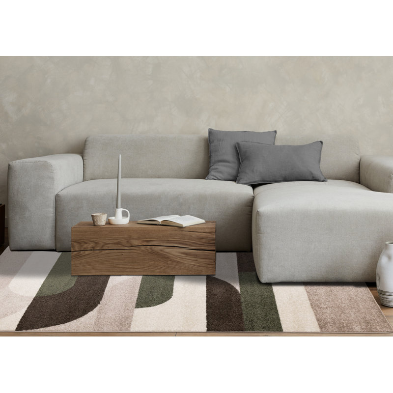 Tapis antidérapant Eluna, Rectangle 5 pi 3 po x 7 pi 7 po