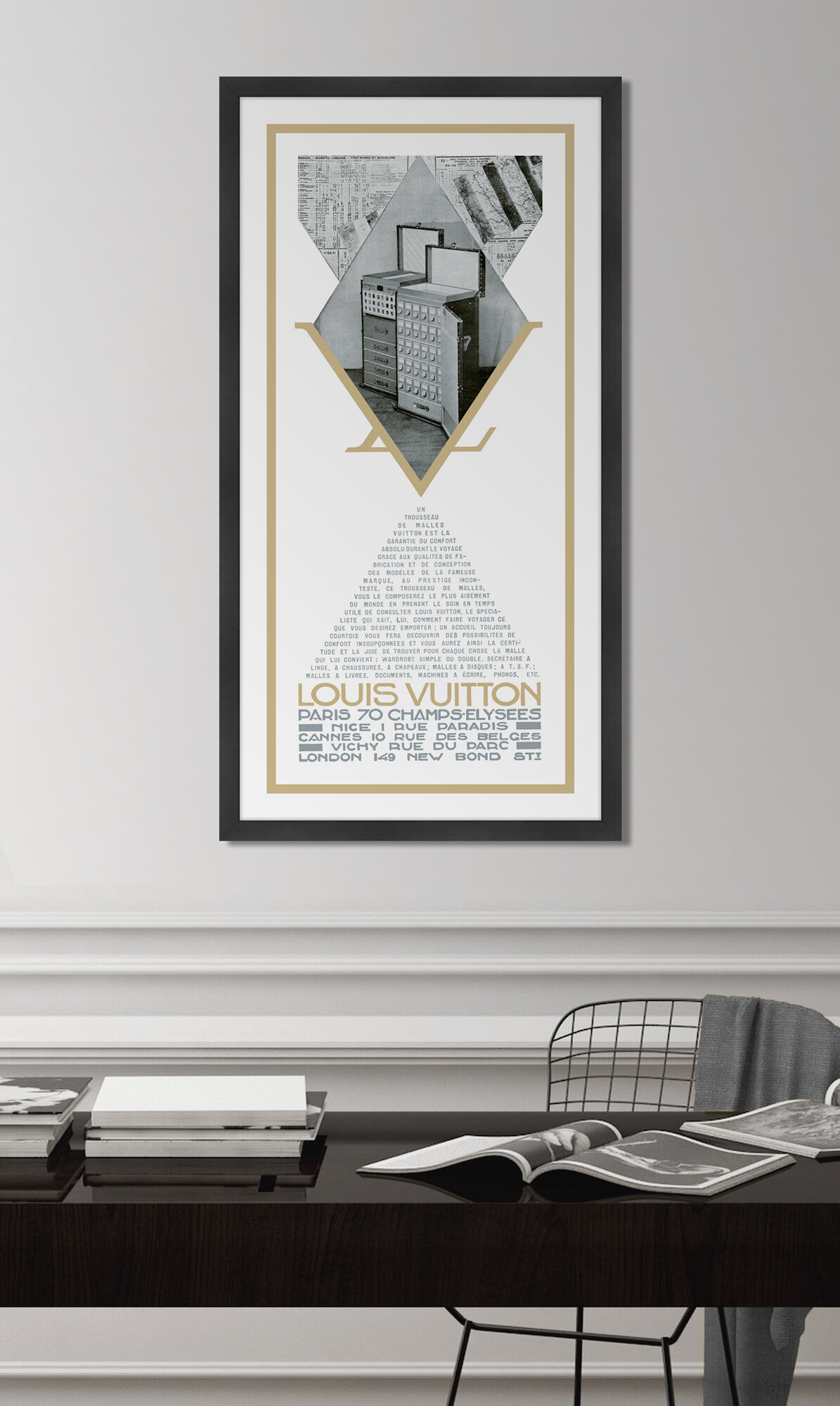 Melissa Van Hise Louis Vuitton Un Trousseau Framed On Paper